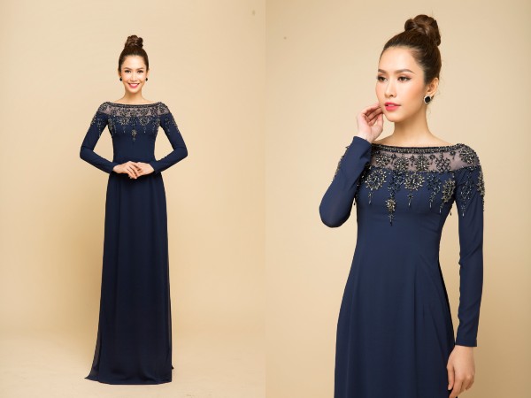 Những tông màu sáng như xanh dương, vàng, trắng… phù hợp với thân hình gầy, thấp Những tông màu sáng như xanh dương, vàng, trắng… phù hợp với thân hình gầy, thấp