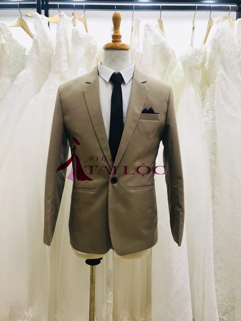 Áo Vest Nam Màu Vàng Lợt