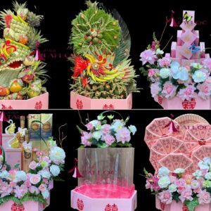 6 MÂM QUẢ CƯỚI GÓI 75: 8.365.000 VND