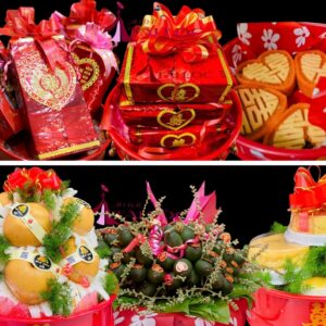 6 MÂM QUẢ CƯỚI GÓI 80: 3.840.000 VND