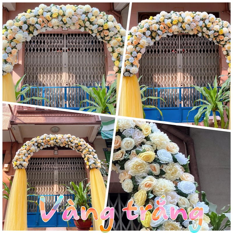 Cổng Hoa Cưới đẹp mẫu Mới trong đám cưới Hiện Đại tại Hà Nội