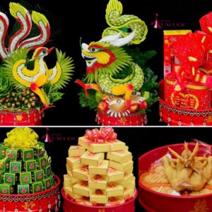 MÂM QUẢ CƯỚI: 5.300.000 VND (KHÔNG TẶNG ÁO DÀI)